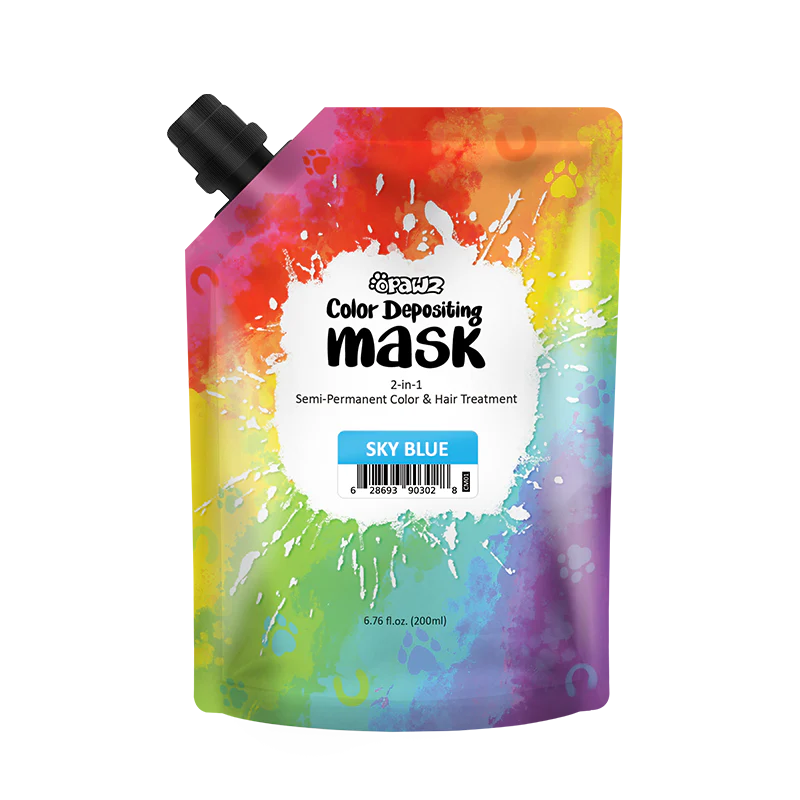 Opawz Masca pentru colorarea parului - Sky Blue