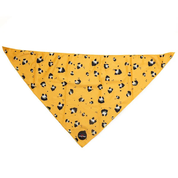 Long Paws Bandana FTD Mustard Panda