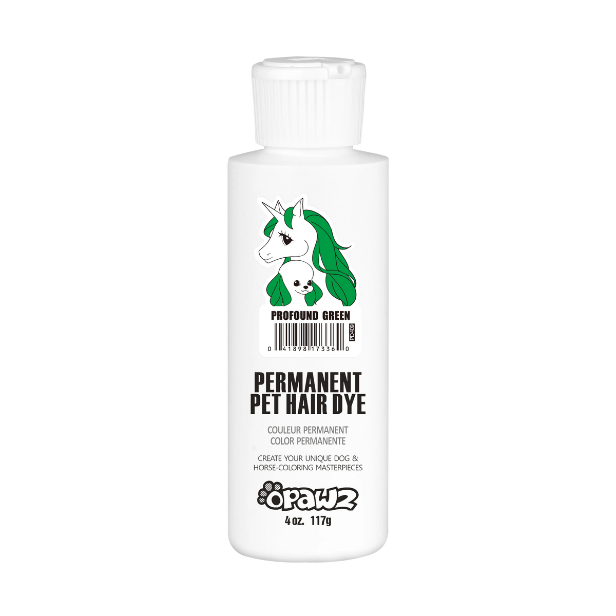 Opawz Verde Profund- vopsea permanenta pentru caini si cai 8oz. / 234g