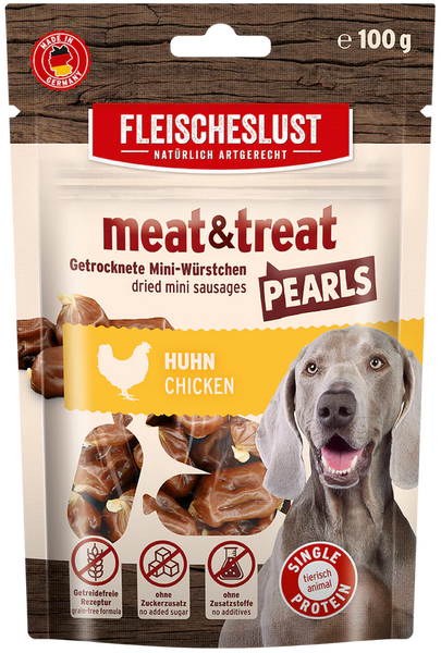 Recompensa Meat&Treat Pearls Pasare 100g