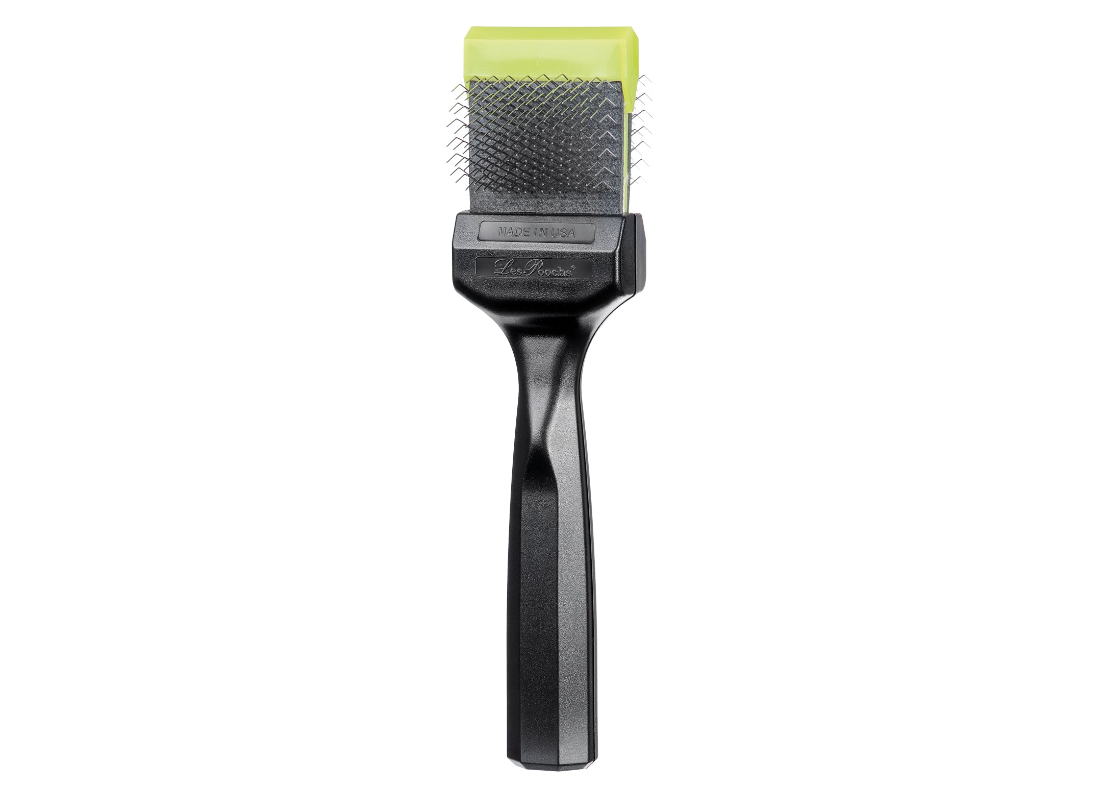 Les Poochs Perie Slicker Verde- blana fina si moale