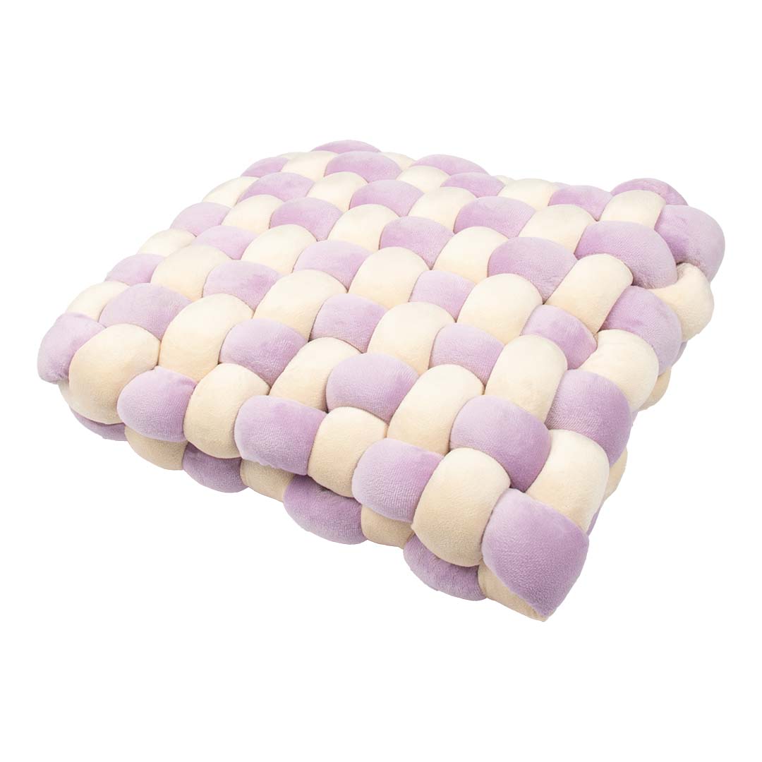Perna Velvet Vibe 40x40x9.5cm Mov/Alb