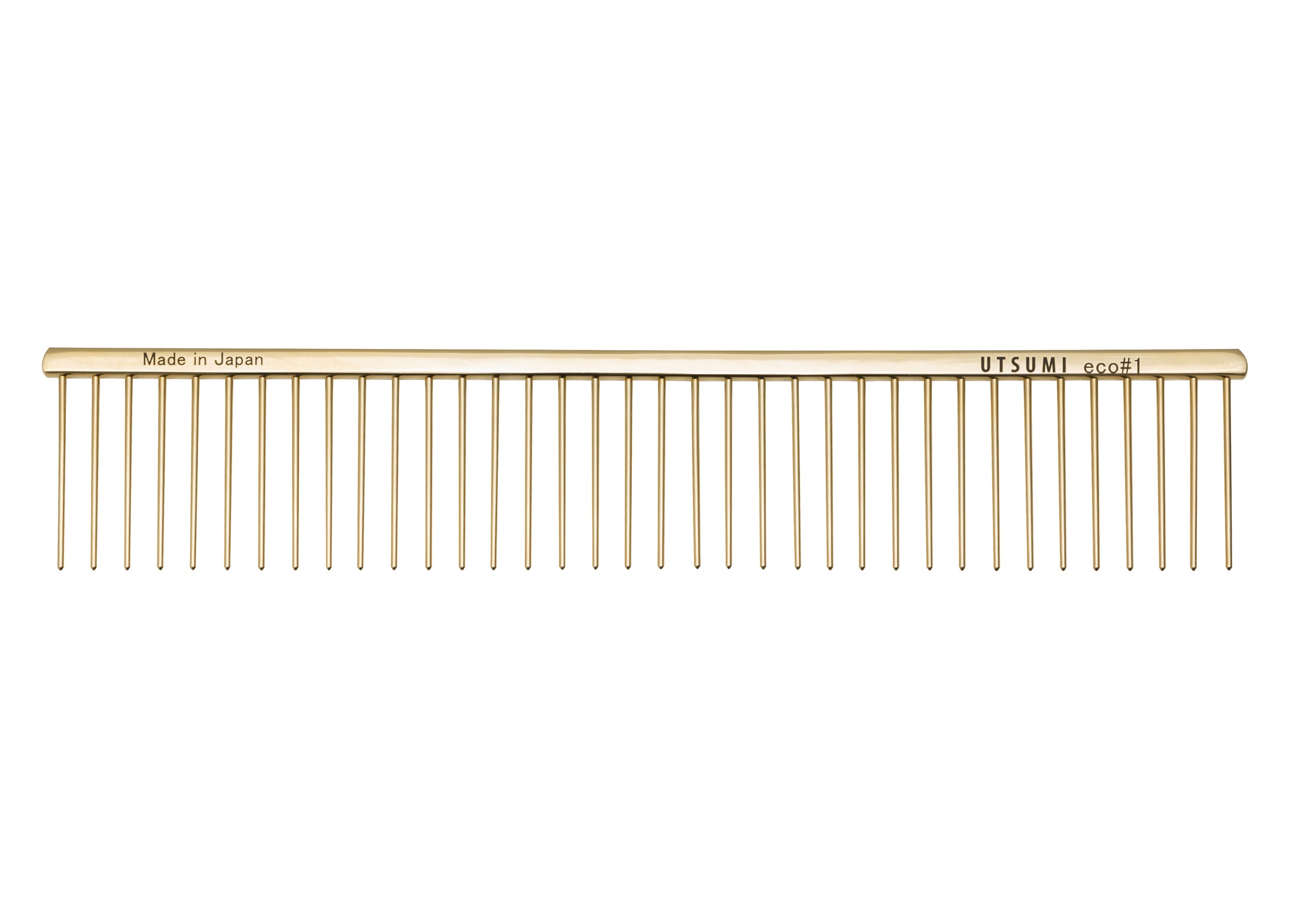 Utsumi Pieptene Eco#1 auriu 25cm