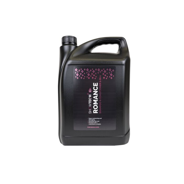 Show Tech+ Romance 2 in 1 Sampon & Balsam 5L pentru Caini, Pisici si Cai