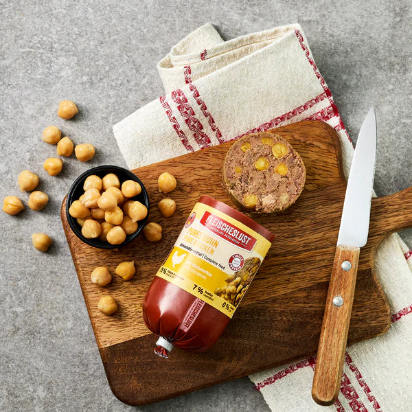 Hrană completă Carne de pui pura cu naut