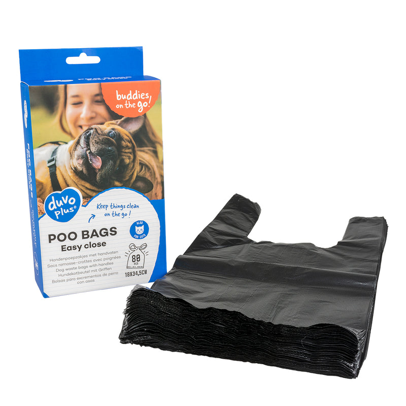 Pungi igienice Classic negre 80buc
