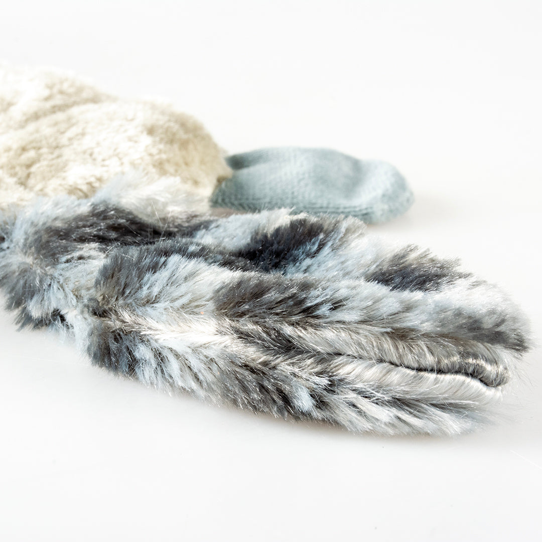 Jucarie de plus Raton cu squeaker gri