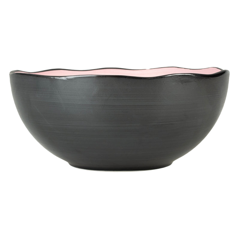 Bol Stone Organic negru/roz