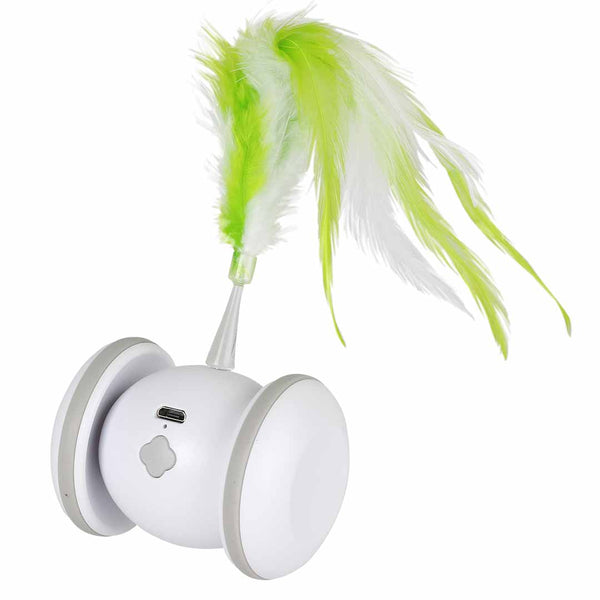 Jucarie interactiva pisici Racing Roller 6,5x5x5cm