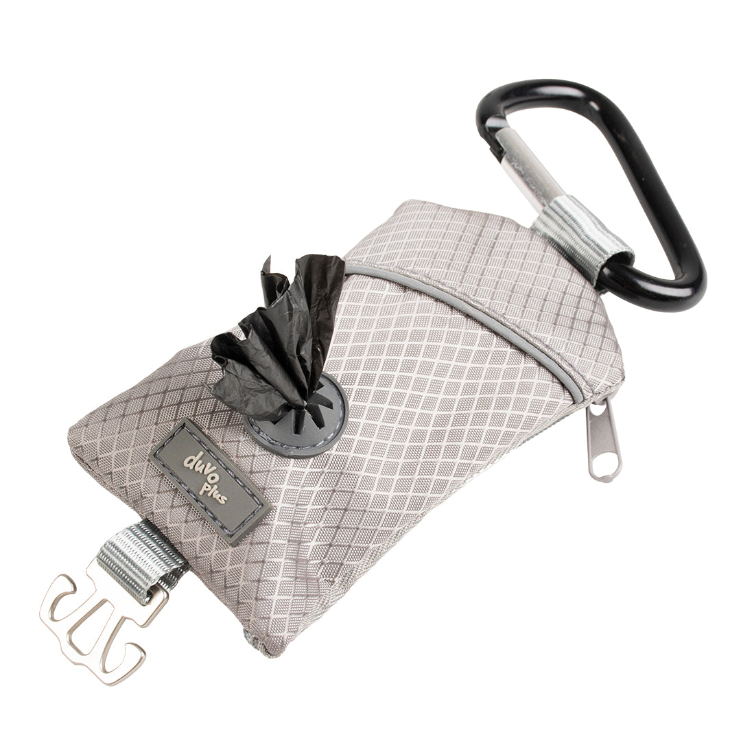 Saculet pentru pungile igienice - 6x20x1.5cm Gri