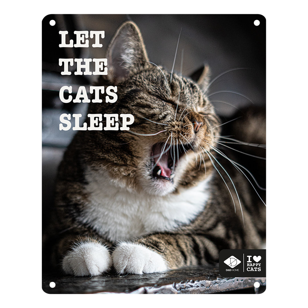 Semn I love happy cats sign 'let the cats sleep'