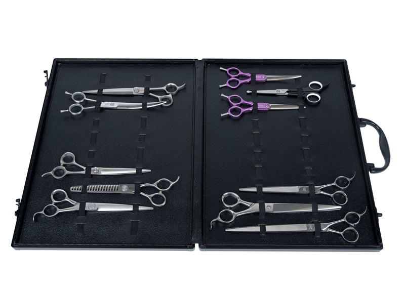 Servieta pentru foarfece Groom-X Diamond Alba mini