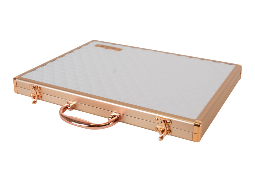 Servieta pentru foarfece Groom-X Diamond Alba dubla