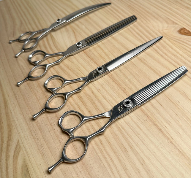 Real Groom Set de 4 foarfece Pack Monaco