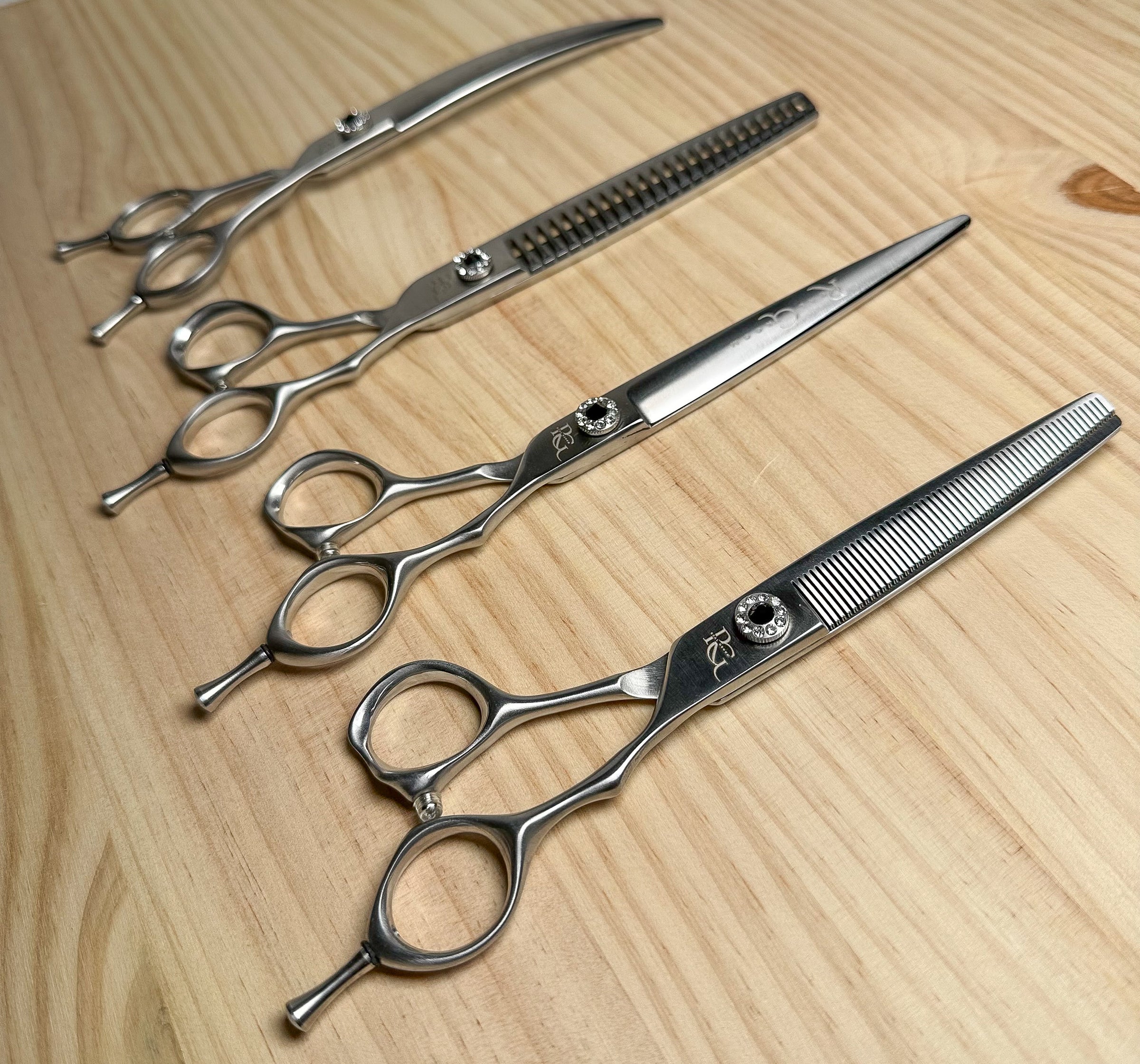 Real Groom Set de 4 foarfece Pack Monaco