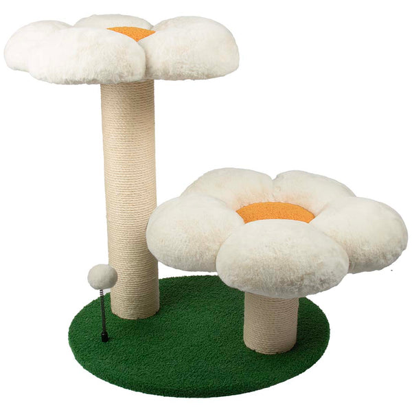 Sisal pisici Flower Power 59x49x62cm