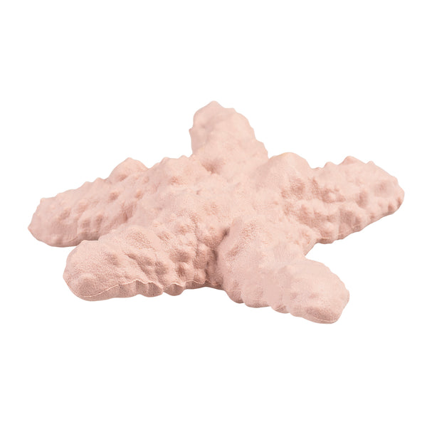 Jucarie Caini Stea de Mare cauciuc eco 15.2x15x4.8cm roz