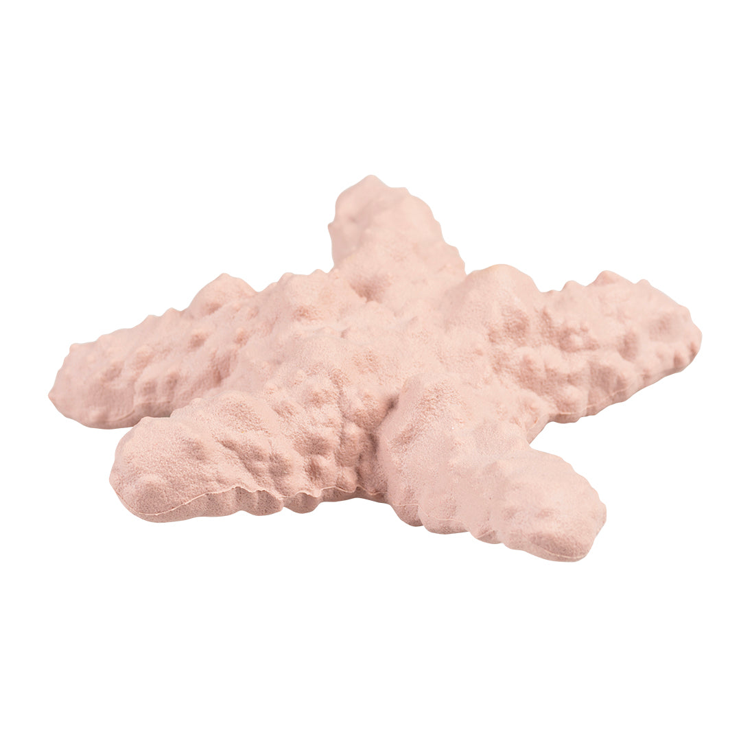 Jucarie Caini Stea de Mare cauciuc eco 15.2x15x4.8cm roz