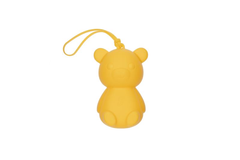 Suport Pungi Igienice silicon Teddy galben