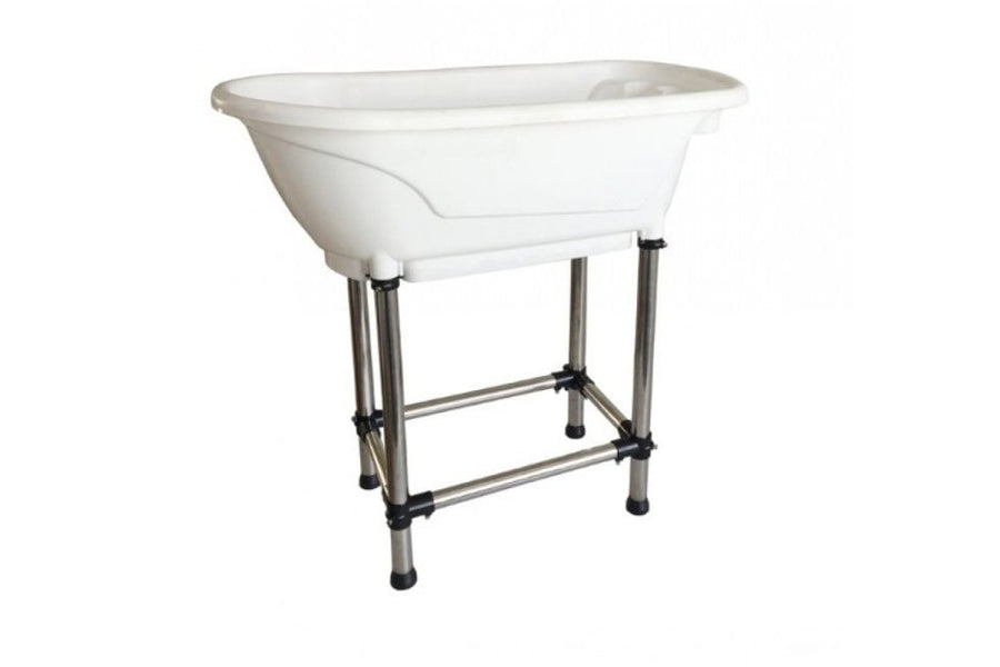 Trim Cada Plastic cu Suport M 96x50x91cm Alba