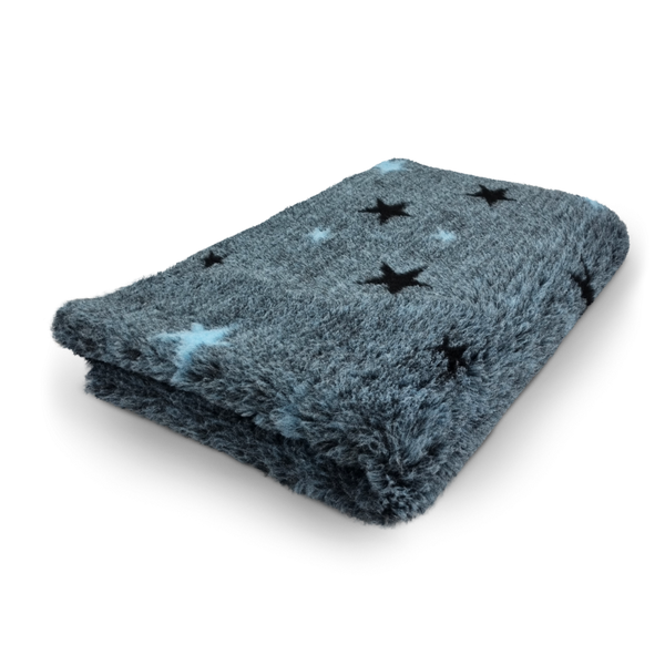 .VET BED Covoras Antiderapant Albastru cu Stelute