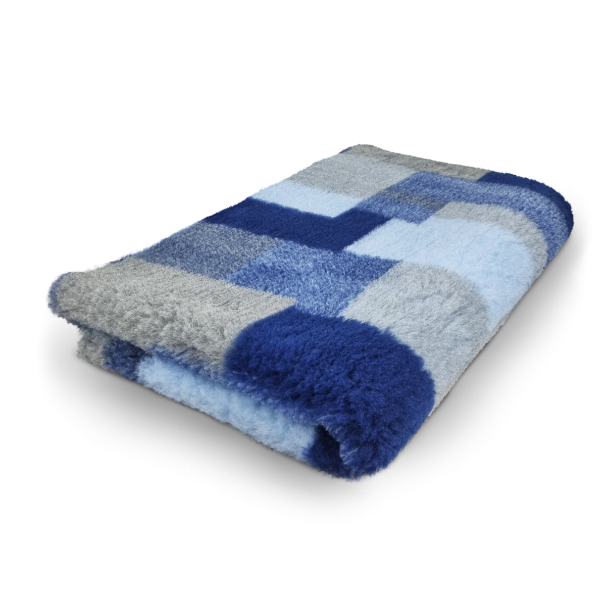 .VET BED Covoras Antiderapant Dreptunghiuri Albastre