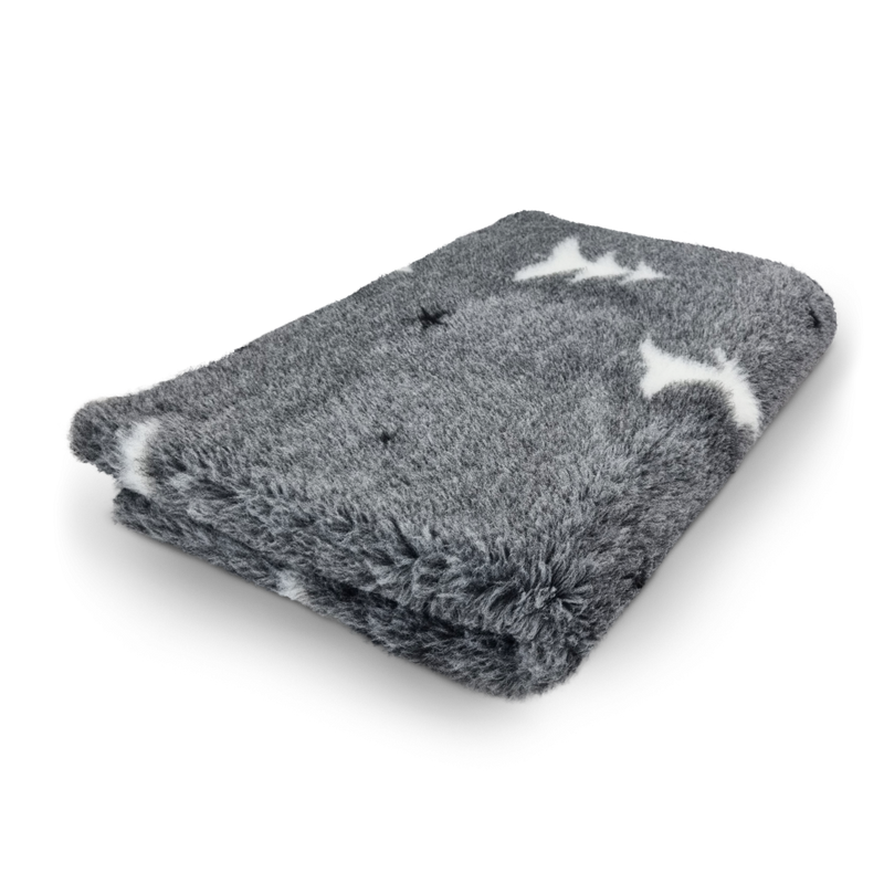 VET BED Covoras Antiderapant Pin si Stele - Gri