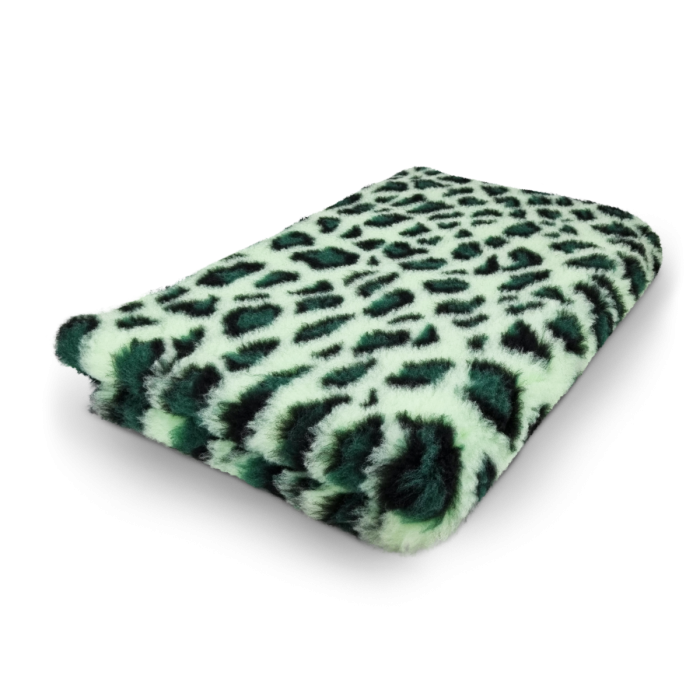 VET BED Covors Antiderapant Leopard Verde
