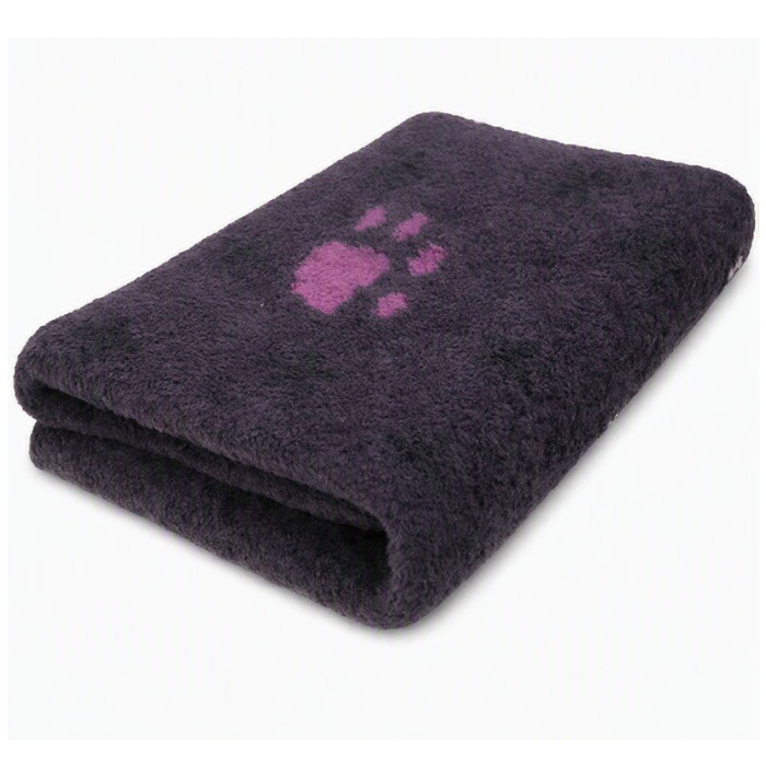 VET BED Covoras Antiderapant Mov  cu labute negre si ticlam