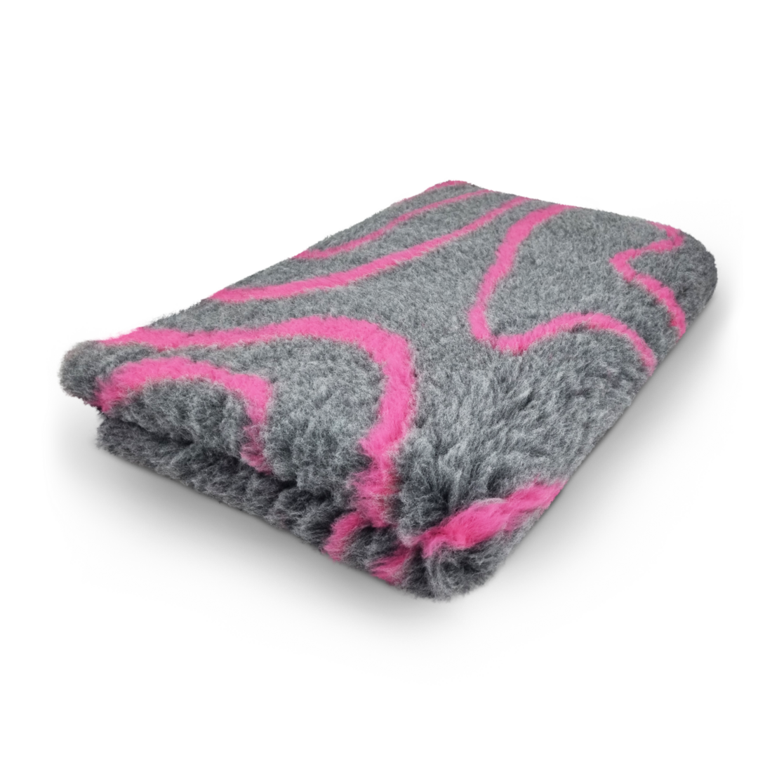 VET BED Covoras Antiderapant Valuri Antracit