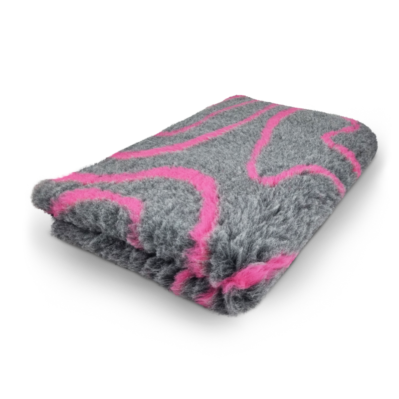 VET BED Covoras Antiderapant Valuri Antracit