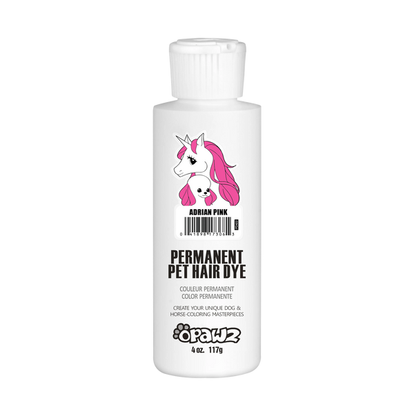 Opawz Adrian Pink- vopsea permanenta pentru caini si cai 8oz. / 234g