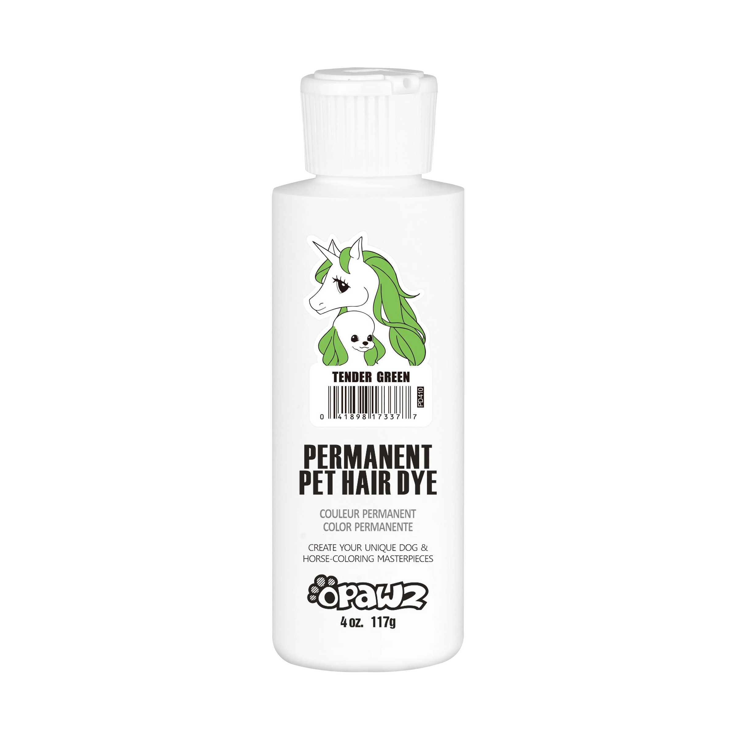 Opawz Tender Green- vopsea permanenta pentru caini si cai 8oz. / 234g