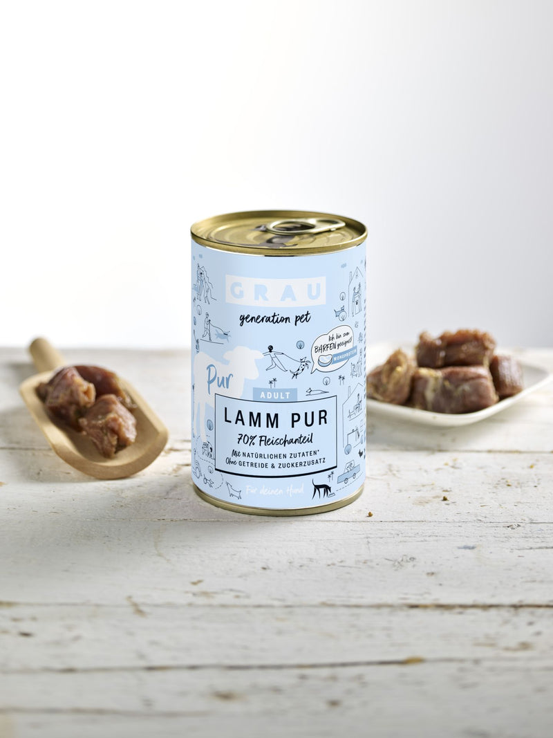 Grau Conserva Monoproteica pentru Caini cu Carne de Miel