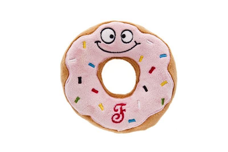 Jucarie pentru caini plus+cauciuc Donut 13x13x4cm