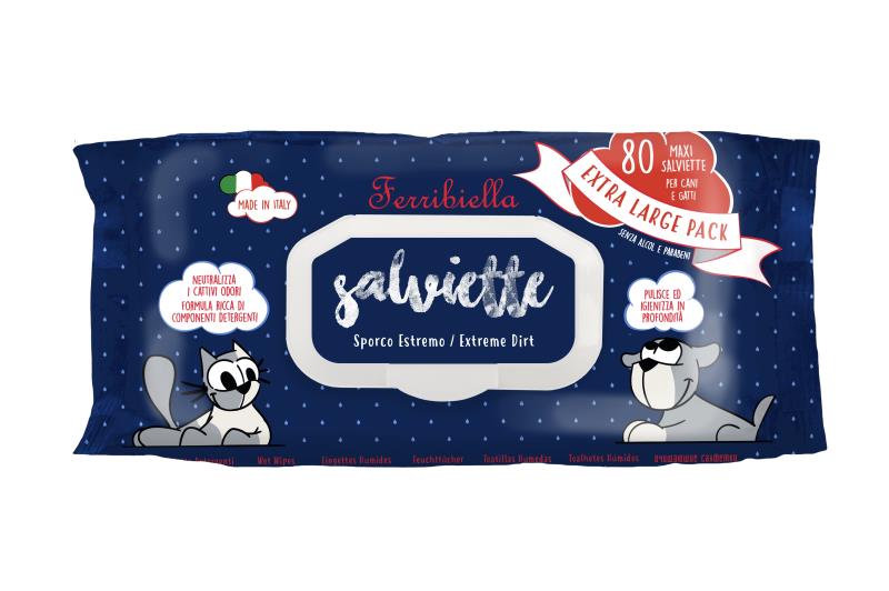 Servetele umede pentru caini si pisici Extreme 80buc
