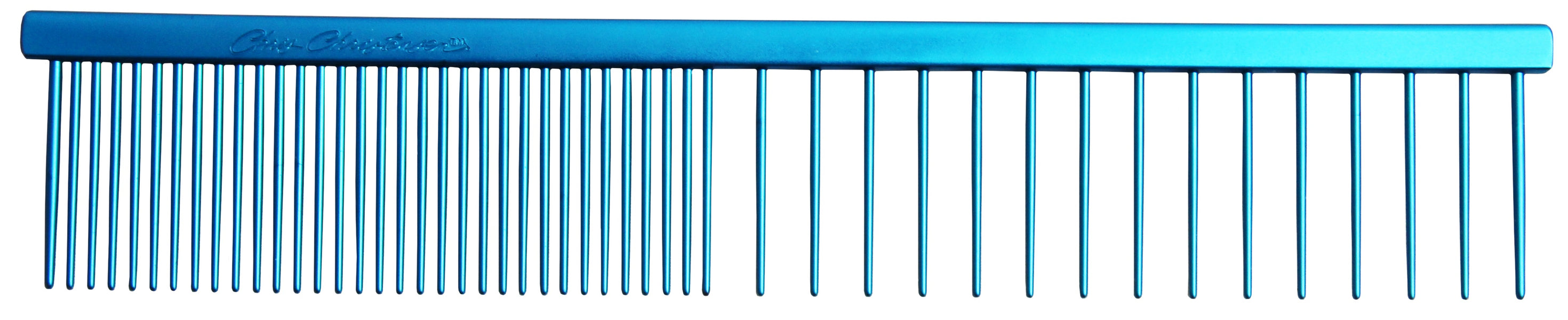 Chris Christensen Pieptan Fine/Extra-Coarse Albastru 19cm/7 1/2"