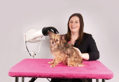 Husa pentru masa de toaletaj - roz