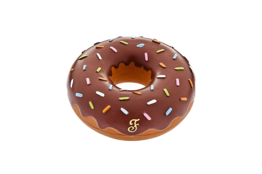 Jucarie pentru caini Donut cu sunet - culori diverse 11cm
