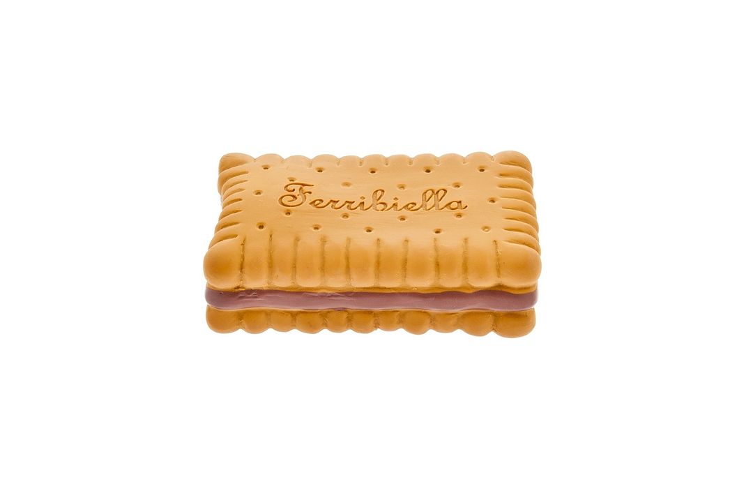 Jucarie pentru caini Biscuite cu sunet - culori diverse 8cm