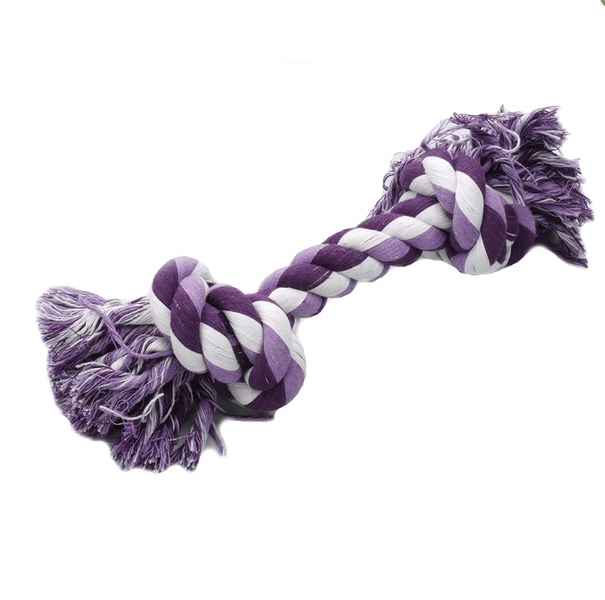 Jucarie Sfoara cu 2 noduri culori asortate