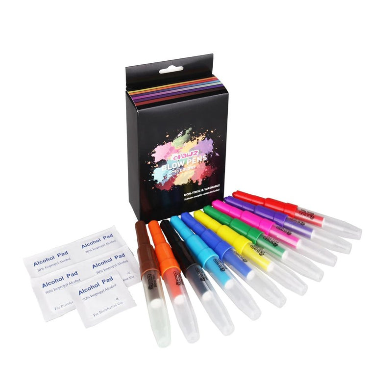 Opawz Blow Pen set 10 culori