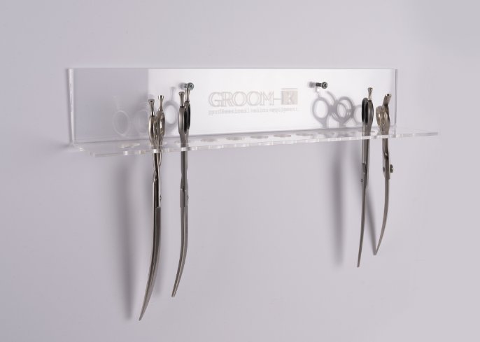 Groom-x Suport 12 Foarfece pentru perete-plexiglas