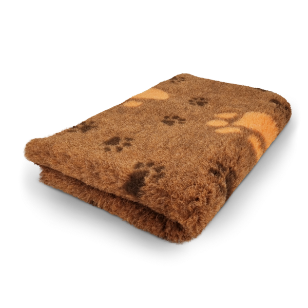 .VET BED Covoras Antiderapant Portocaliu cu labute