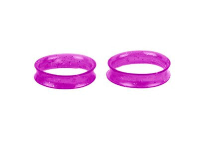 Show Tech Inele Mov cu Sclipici pentru Foarfeca