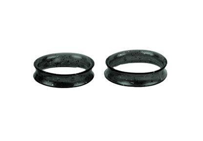 Inele negre cu sclipici pentru foarfeca