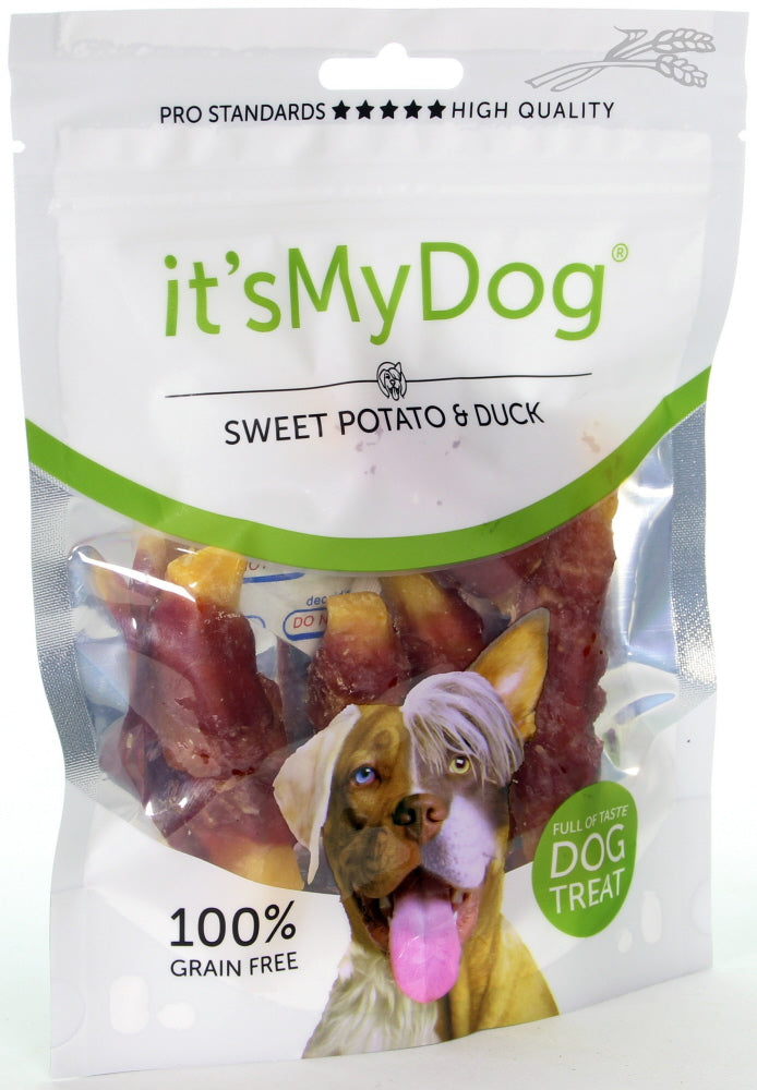 It's My Dog Recompense pentru caini Rata si Cartofi Dulci 85g