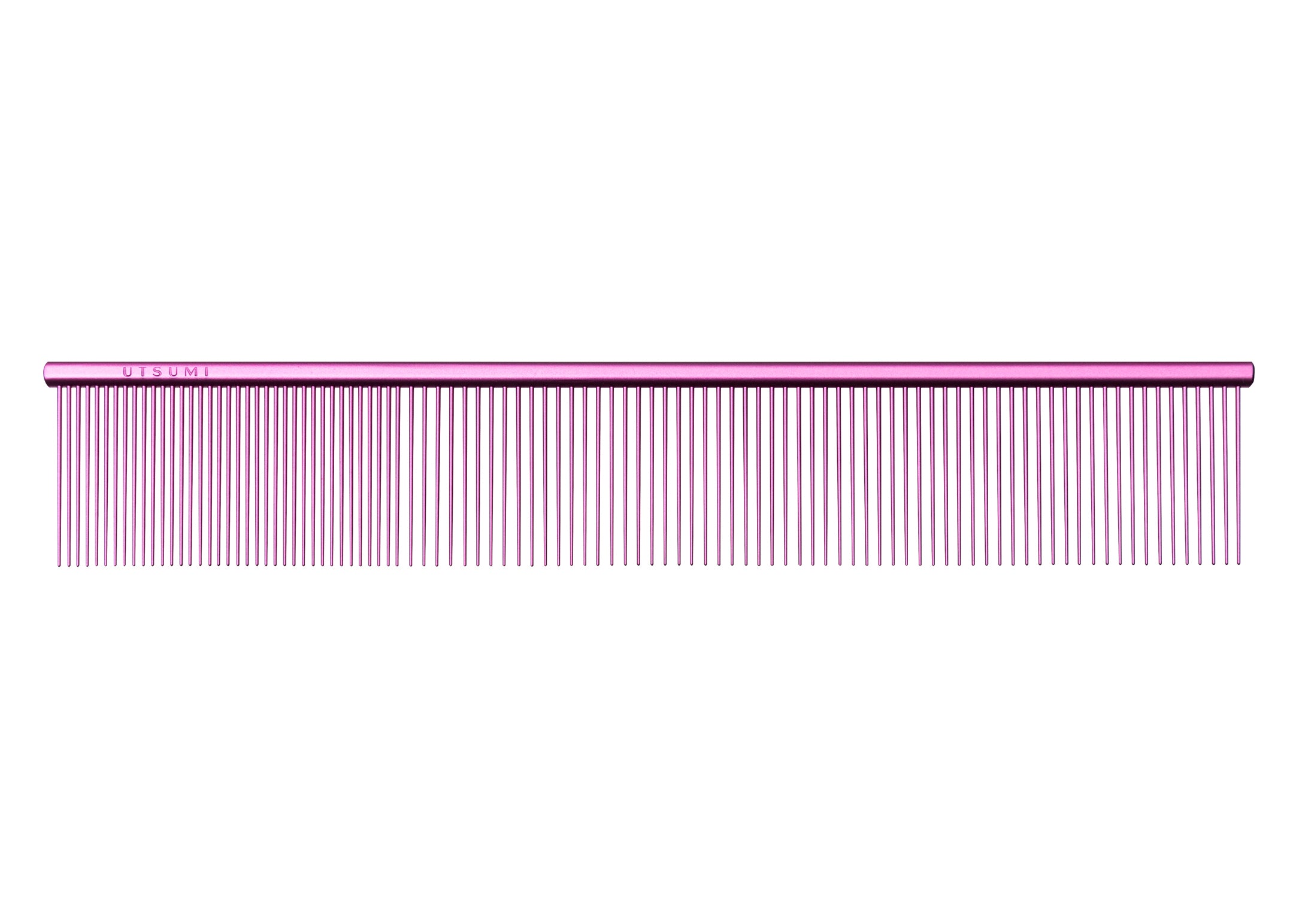 Utsumi U&U Wide Quarter Pink Comb 23cm