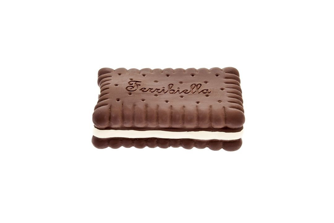 Jucarie pentru caini Biscuite cu sunet - culori diverse 8cm