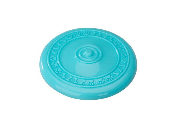 Frisbee cauciuc albastru 23 cm cu aroma de menta - PetGuru Pet Shop by Vetomed
